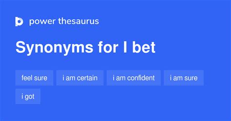 i bet other term|BET Synonyms .